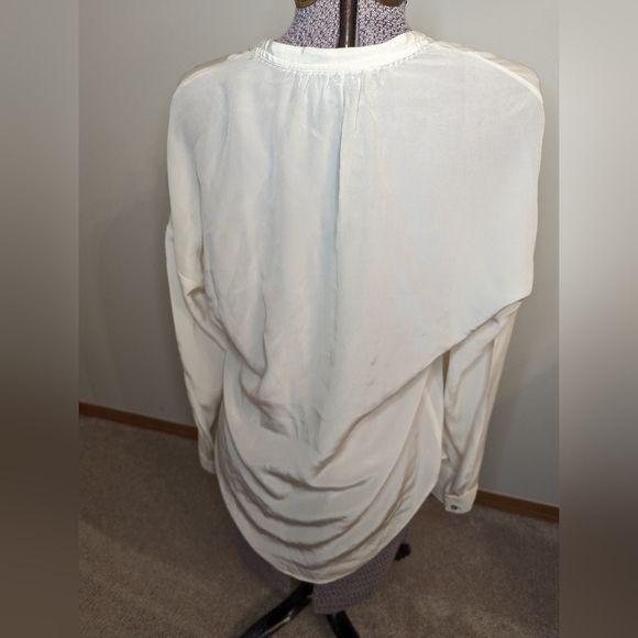 Patterson J Kincaid white silk tunic XS - Picture 4 of 4
